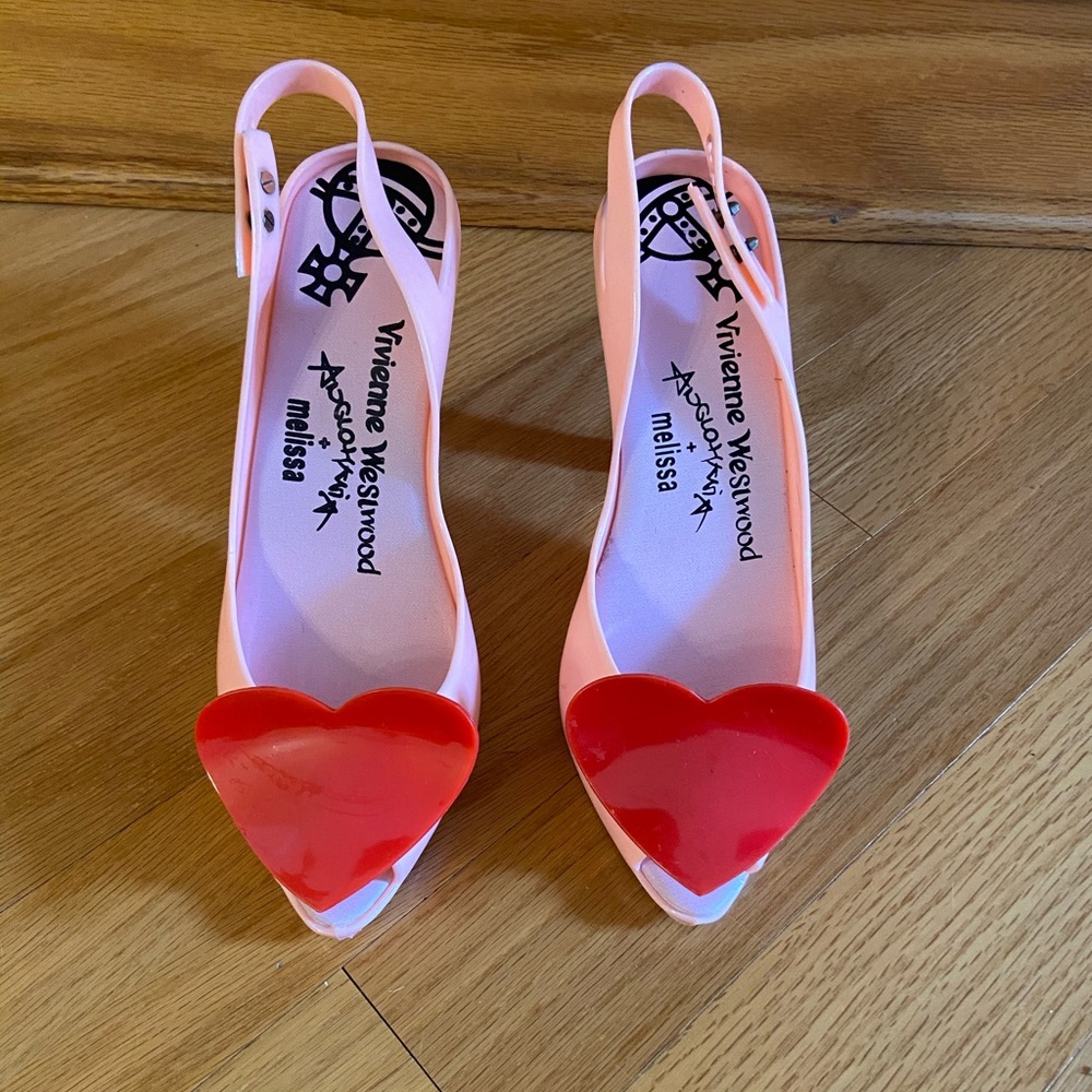 Melissa Peep Toe Heels